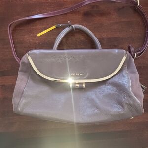 Cromia Elegant Purple Satchel Bag